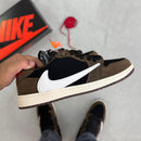 Tênis Travis Scott x Air Jordan 1 Retro Low OG - Mocha