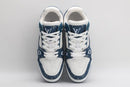 Tênis LV Trainer Monogram Denim White Blue
