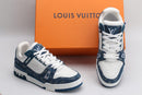Tênis LV Trainer Monogram Denim White Blue
