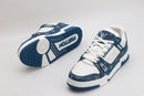 Tênis LV Trainer Monogram Denim White Blue